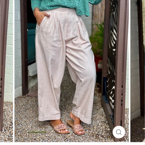 Lotta love free people trousers in color pebble/size 2 - Picture 2 of 2